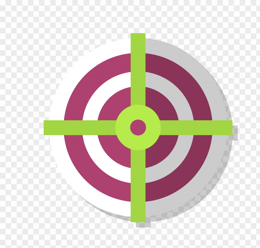 Vector Target Material Euclidean Circle Icon PNG