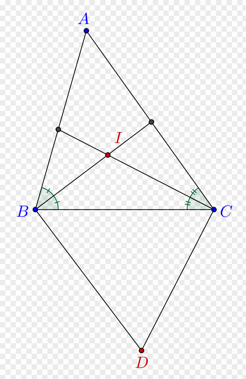 Angle Triangle Line Bisector Theorem Internal PNG
