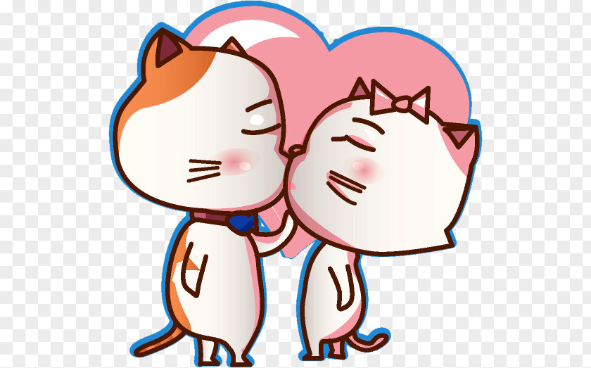 Cat Love Wedding Hug Family PNG