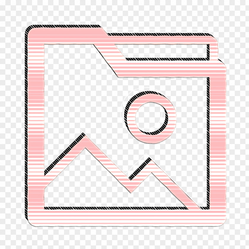 Pink Pictures Icon Documents Files Folder PNG