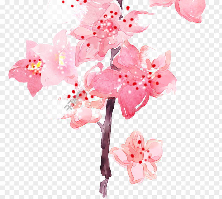 Boquet Cartoon Clip Art Flower Floral Design Plum Blossom PNG