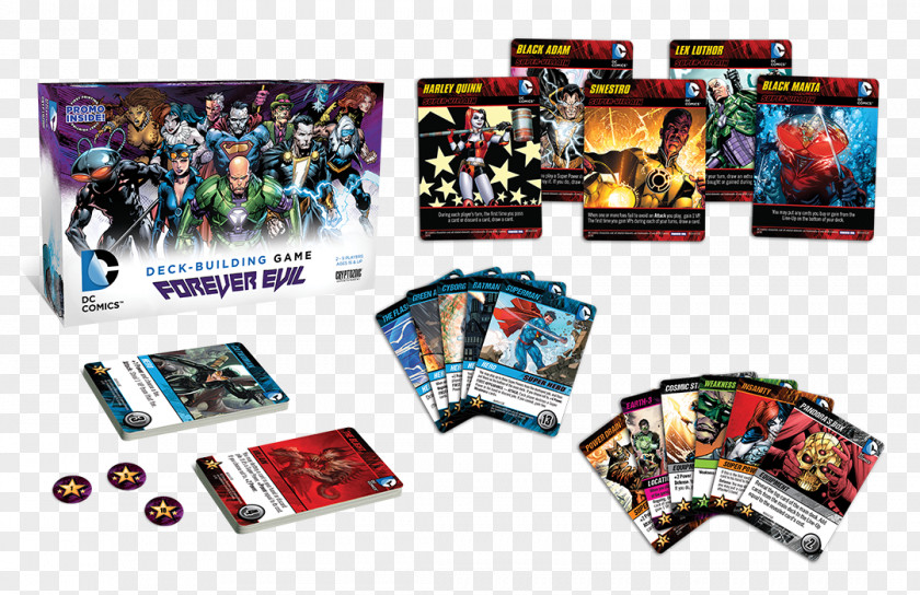 Dc Comics Cryptozoic Entertainment DC Deck-Building Game Playing Card PNG