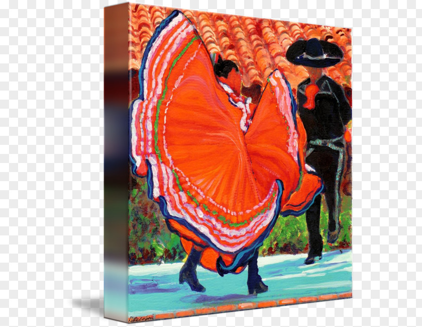 Painting Folk Dance Of Mexico PNG