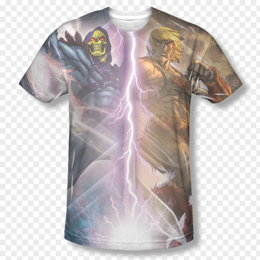 T-shirt Masters Of The Universe Sleeve PNG
