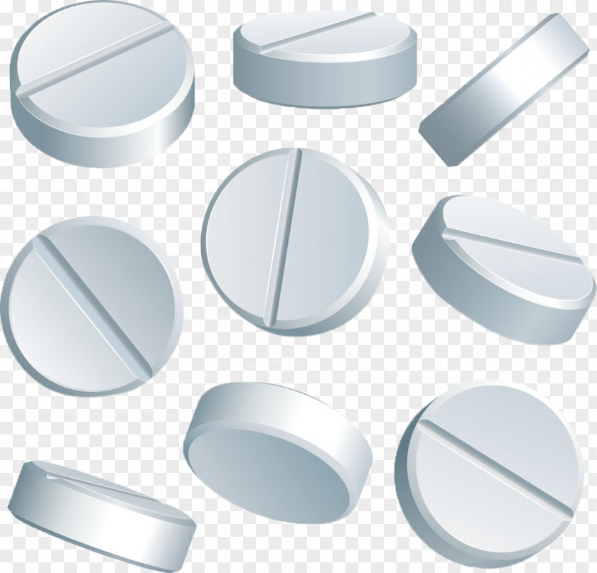 A Plurality Of White Pills Tablet Pharmaceutical Drug Royalty-free Illustration PNG