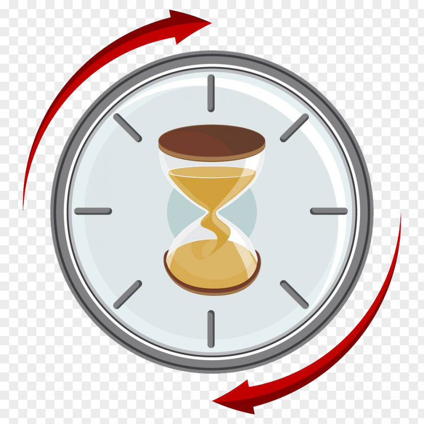 Hourglass Clock Vector Graphics Image Timer PNG