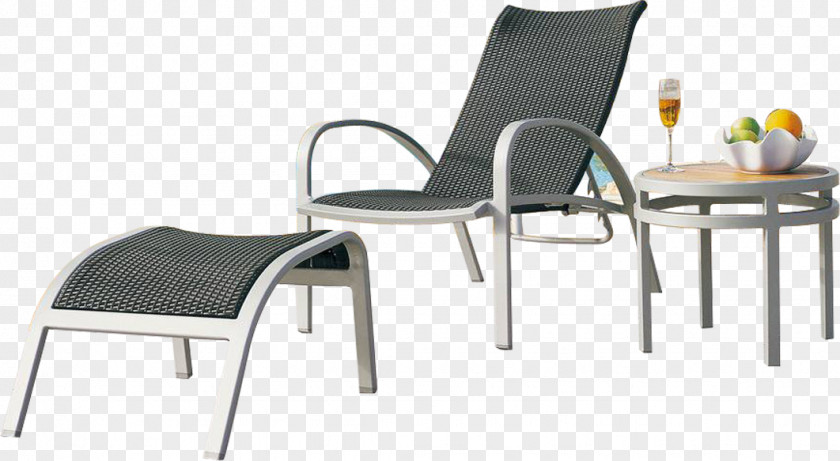 Leisure Lounge Chair Chaise Longue Deckchair PNG