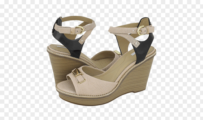 Platform Shoes Sandal Shoe Beige PNG