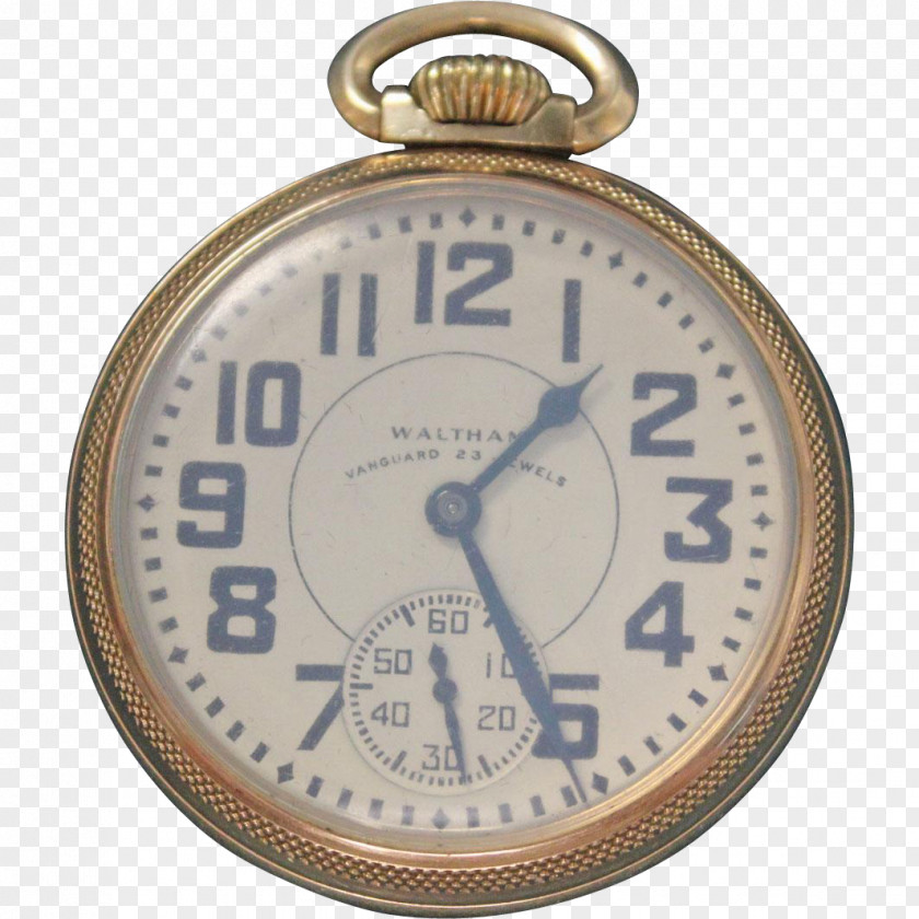 Pocket Watch Waltham Company Railroad Chronometer PNG