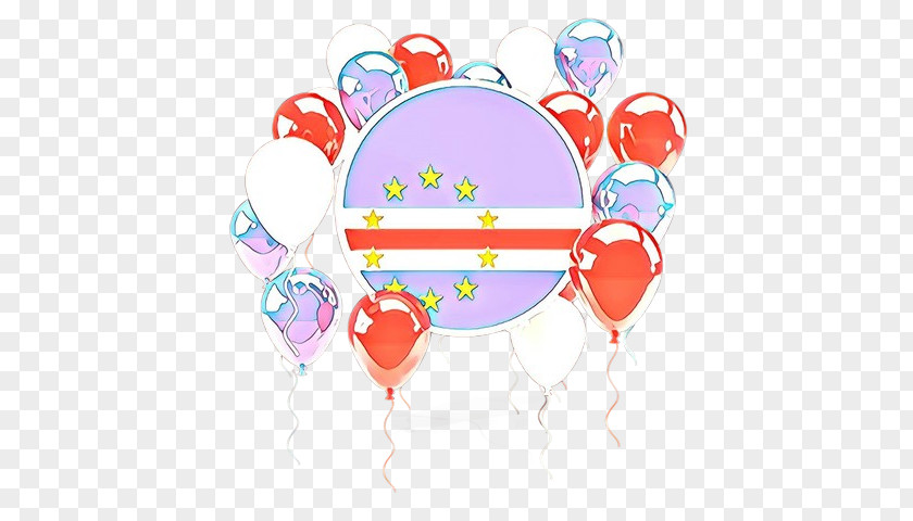 Sticker Heart Birthday Balloon Cartoon PNG