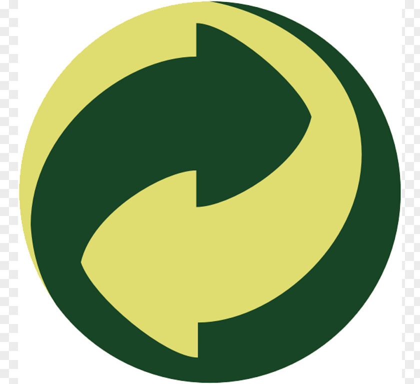 Material Green Dot Recycling Symbol Cyprus Organization PNG