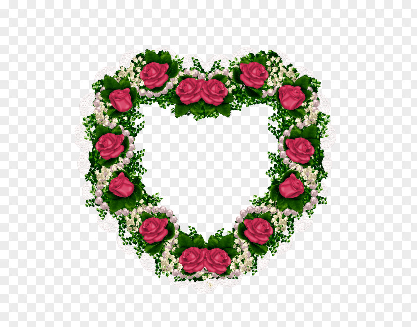 Rose Love Border Valentines Day Flower Garden Roses Clip Art PNG