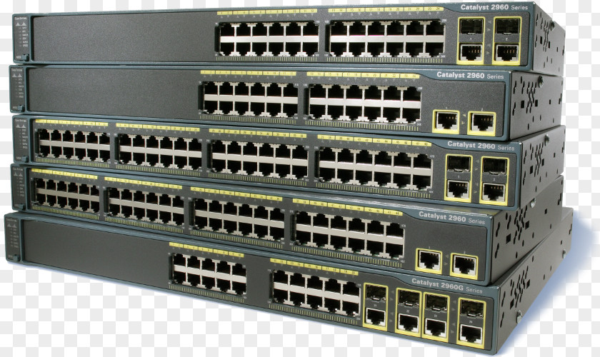 Switch Cisco Catalyst Network Systems Port Ethernet PNG