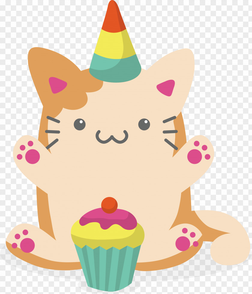 Lovely Cat For Birthday PNG