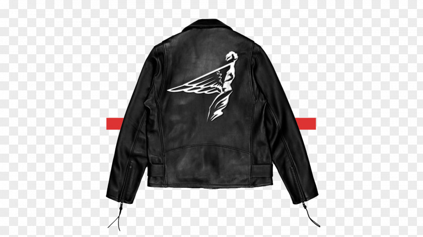 T-shirt Leather Jacket Letterman PNG