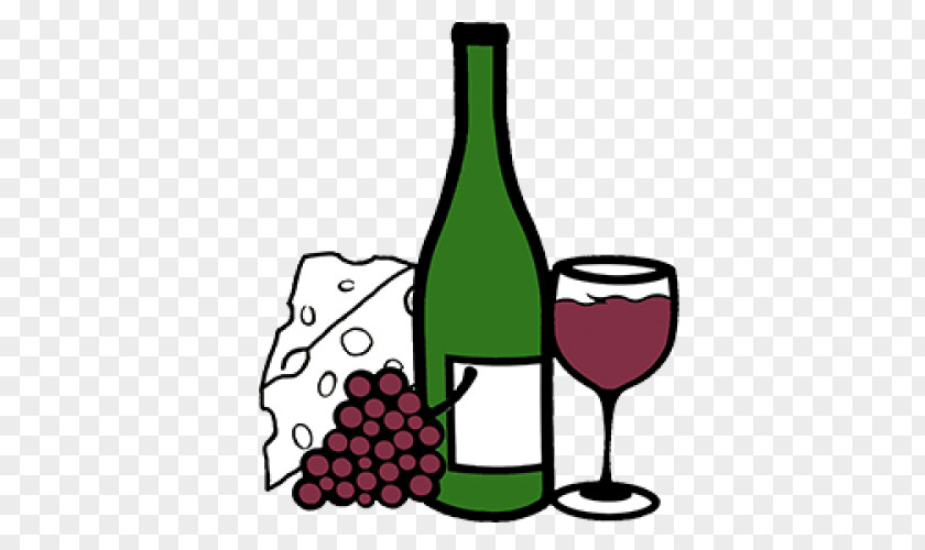 Wine Party Glass Bottle White Common Grape Vine Clip Art PNG