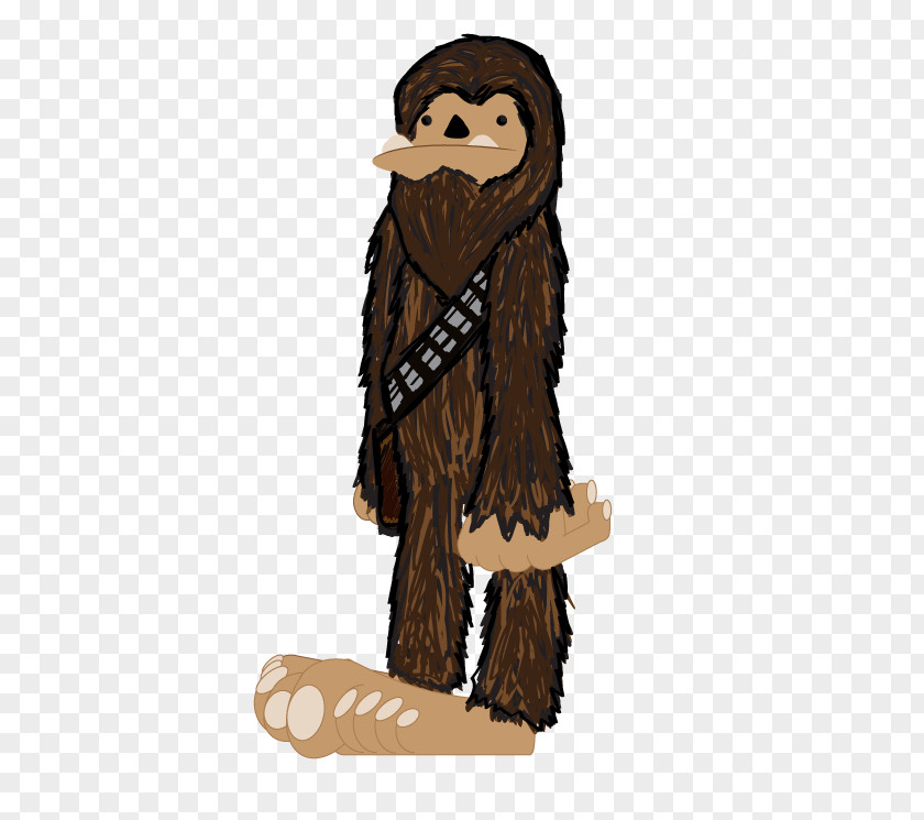 Bigfoot Business Chewbacca Cosplay Art Illustration PNG