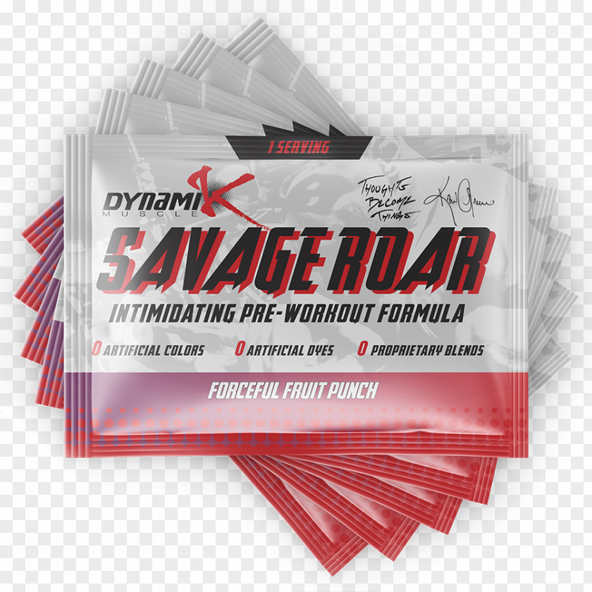 Dietary Supplement Dynamik Muscle Savage Roar Fruit Punch 30/s Creatine Branched-chain Amino Acid Pre-workout PNG