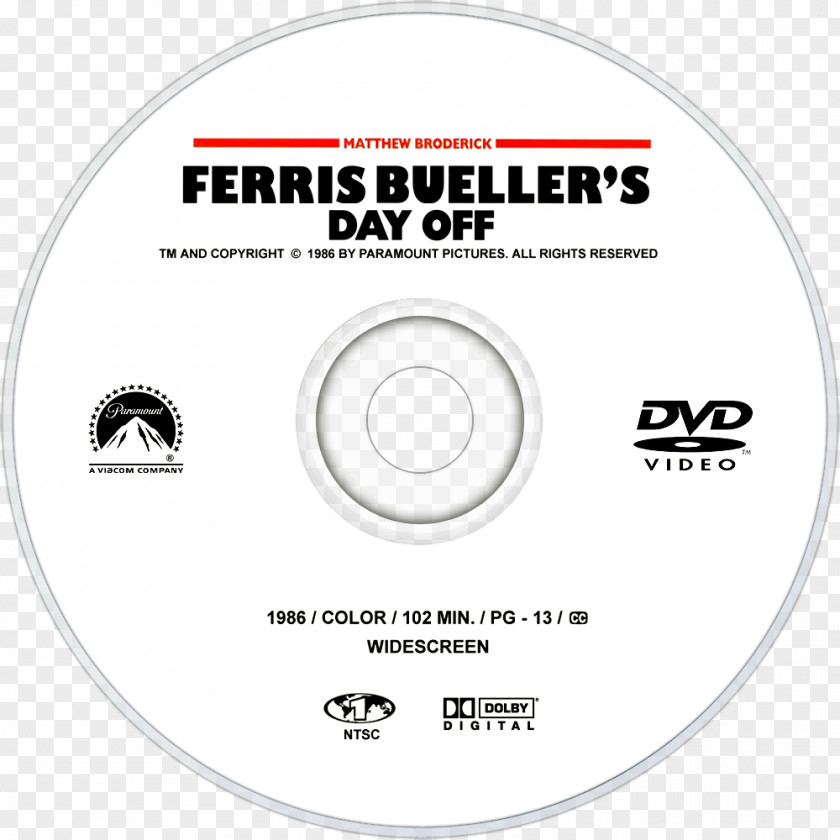 Ferris Bueller Compact Disc Brand Computer Hardware PNG