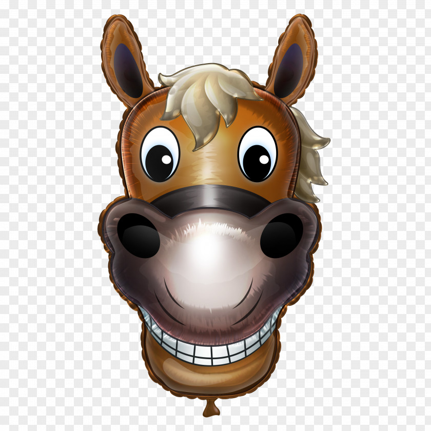 Horse Head Mask Cartoon Image Clip Art PNG