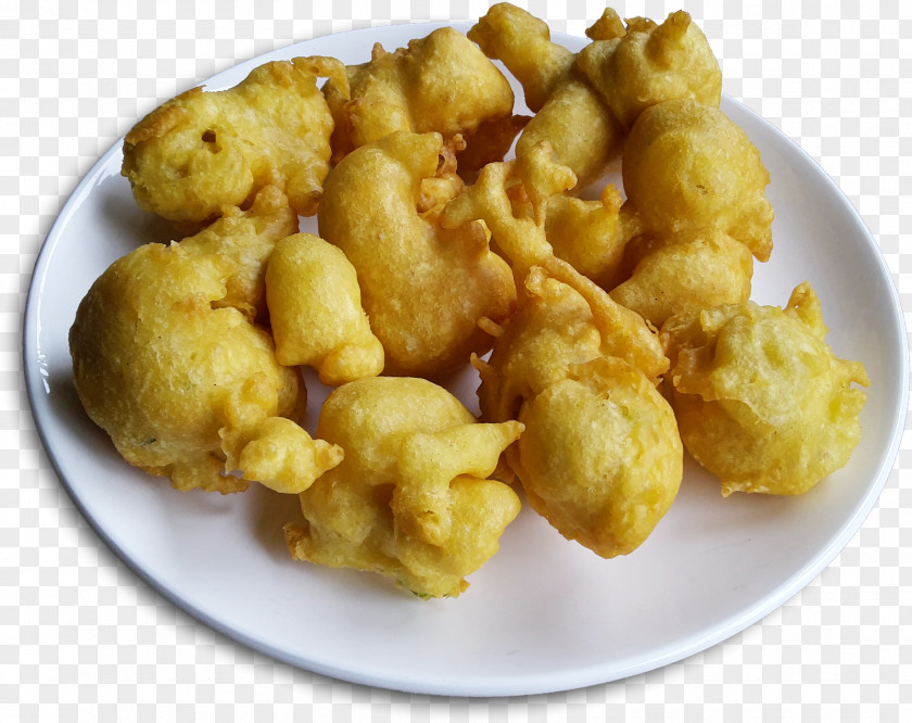 Mangaloreans Fried Cauliflower Fritter Pakora Deep Frying 04574 PNG