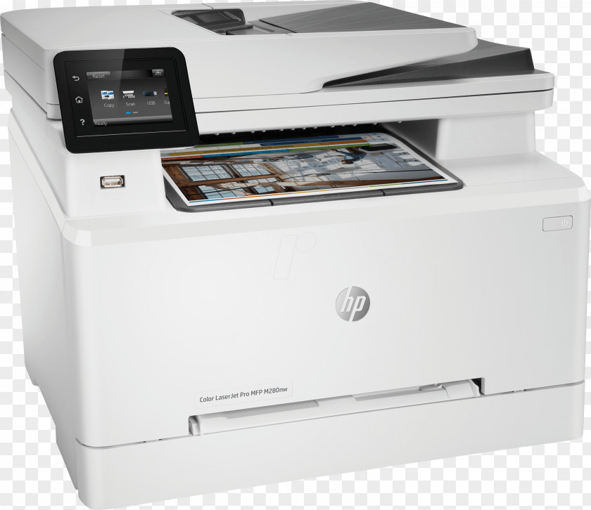 Hewlett-packard Hewlett-Packard HP LaserJet Pro M281 Color MFP M281fdn M277 Multi-function Printer PNG