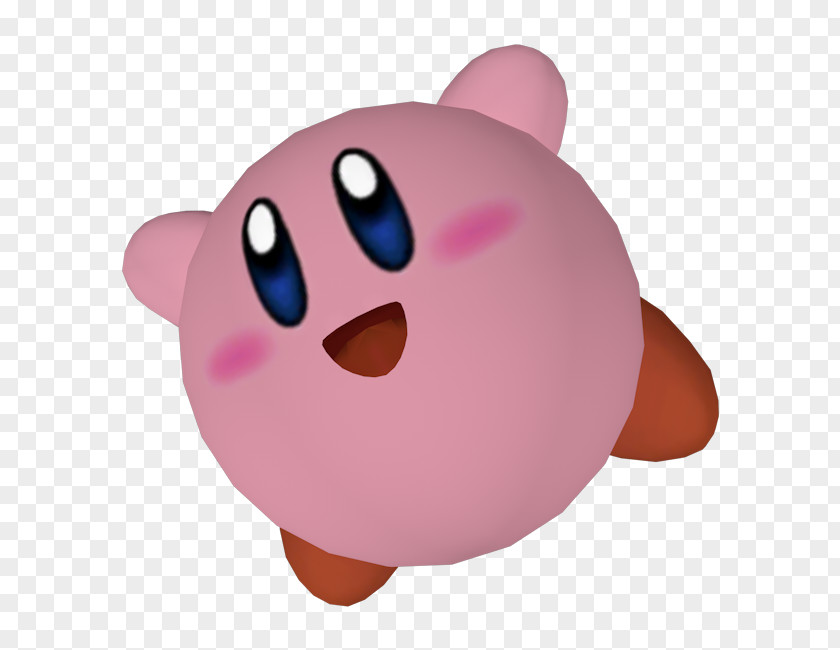 Kirby Super Smash Bros. Brawl Wii Video Game Trophy PNG