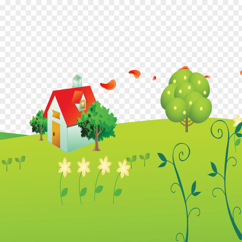 Meadow Children's Day Poster PNG