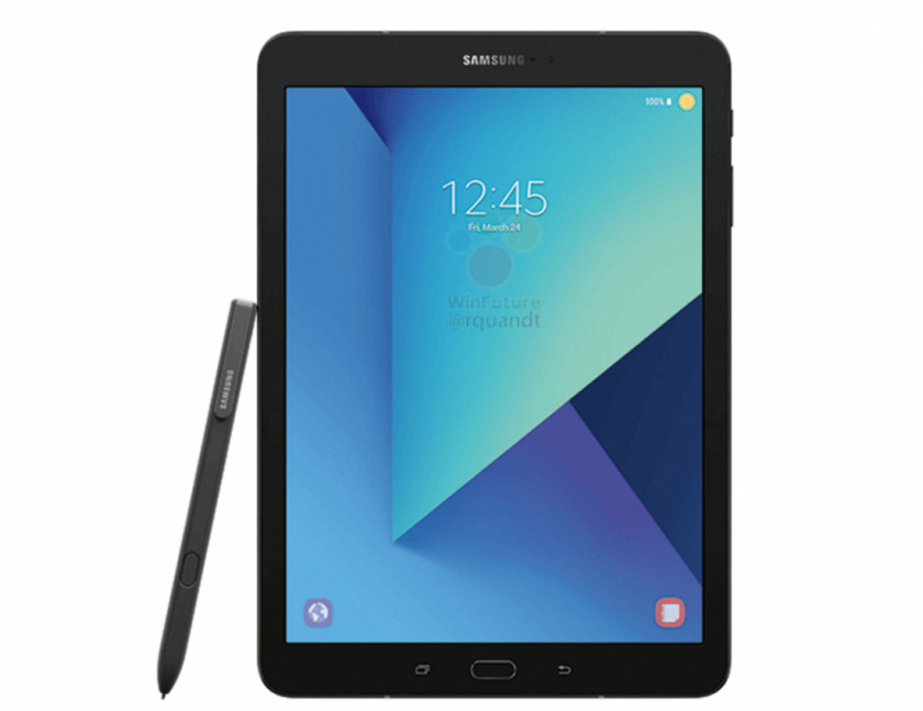 Tablet Samsung Galaxy Tab S3 Stylus Computer Android Nougat PNG