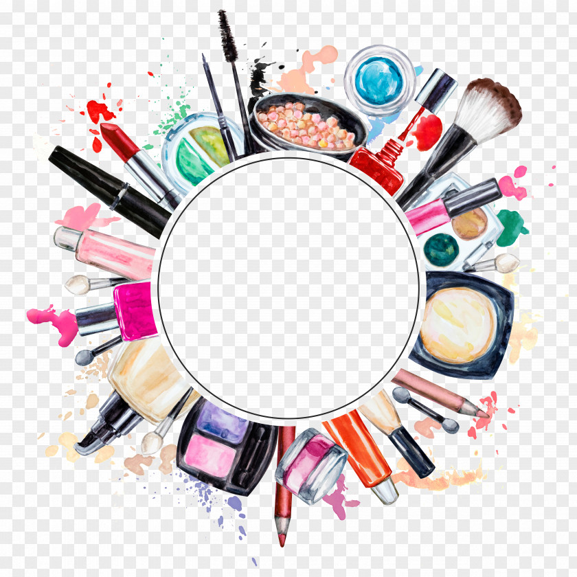 Creative Makeup Tools Lip Balm Cosmetics Eye Shadow Foundation Gloss PNG