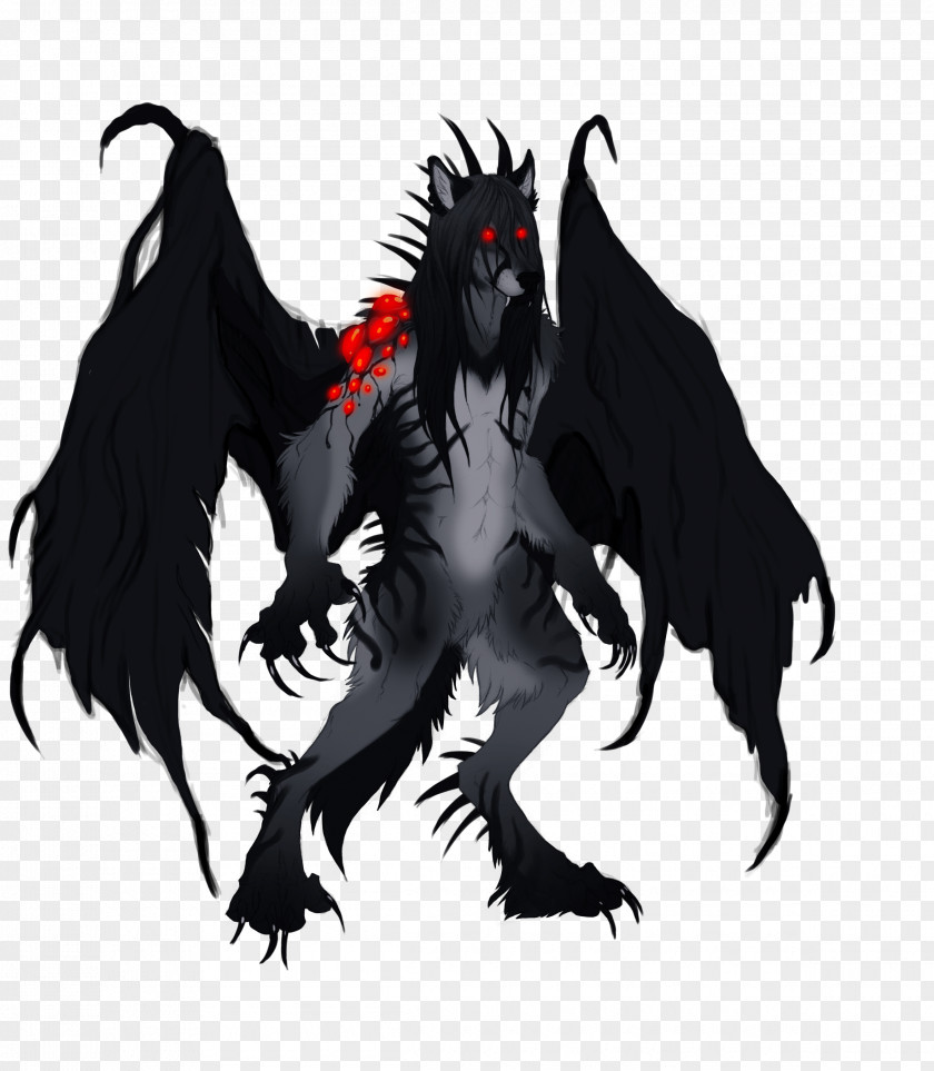 Demon Legendary Creature Werewolf Volcano PNG