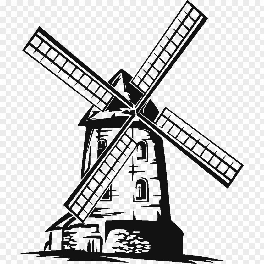 Windmills Moulin Rouge Drawing Windmill Royalty-free PNG