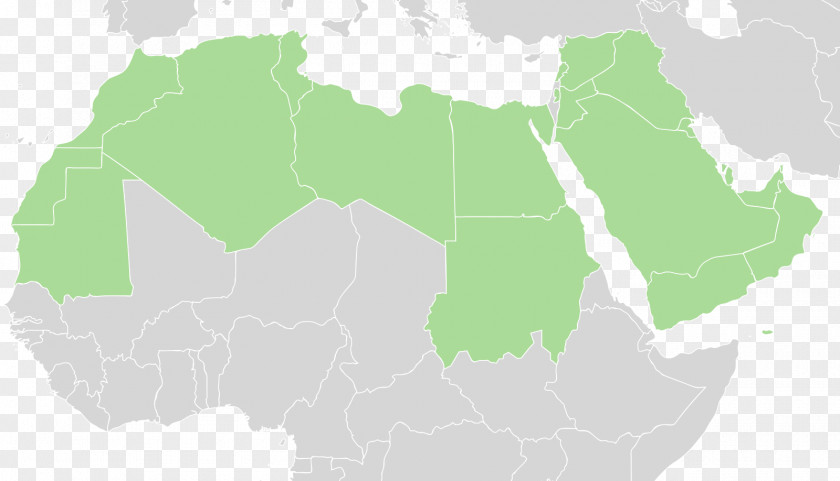 Arabic World Arab Middle East North Africa Map PNG
