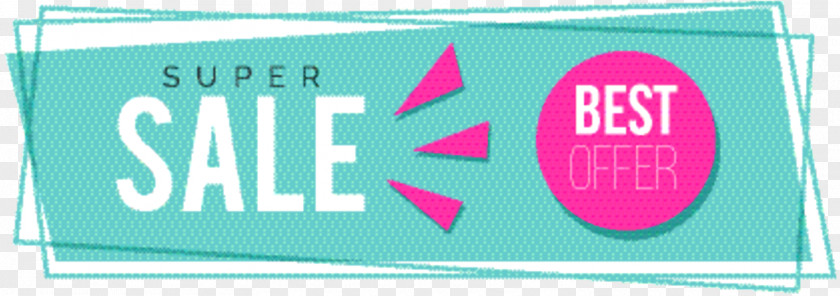 Banner Turquoise Pink Background PNG