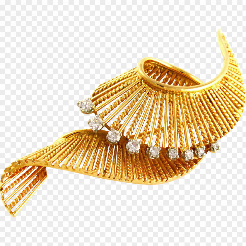 Brooch Jewellery Colored Gold Antique PNG