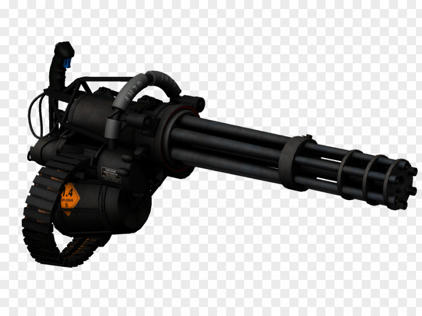 Bulldozer Payday 2 Machine Gun Minigun Gatling Weapon PNG