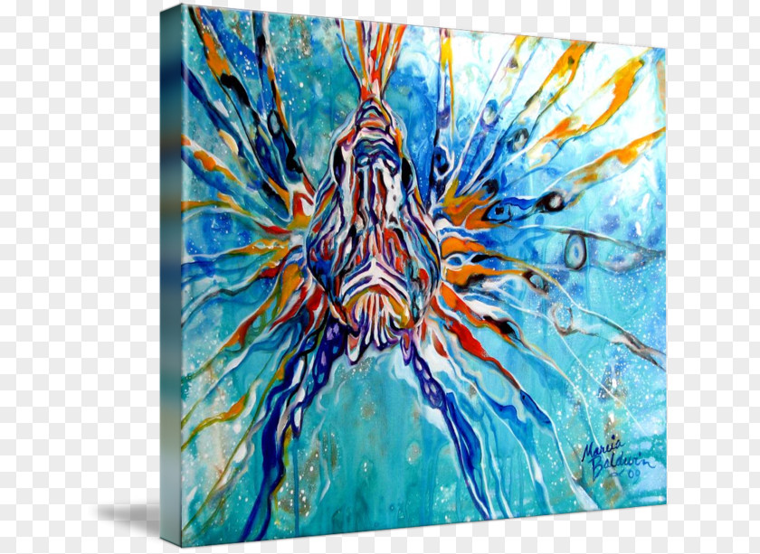 Painting Acrylic Paint Canvas Print Modern Art PNG