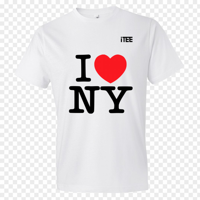 T-shirt Printed I Love New York Top PNG
