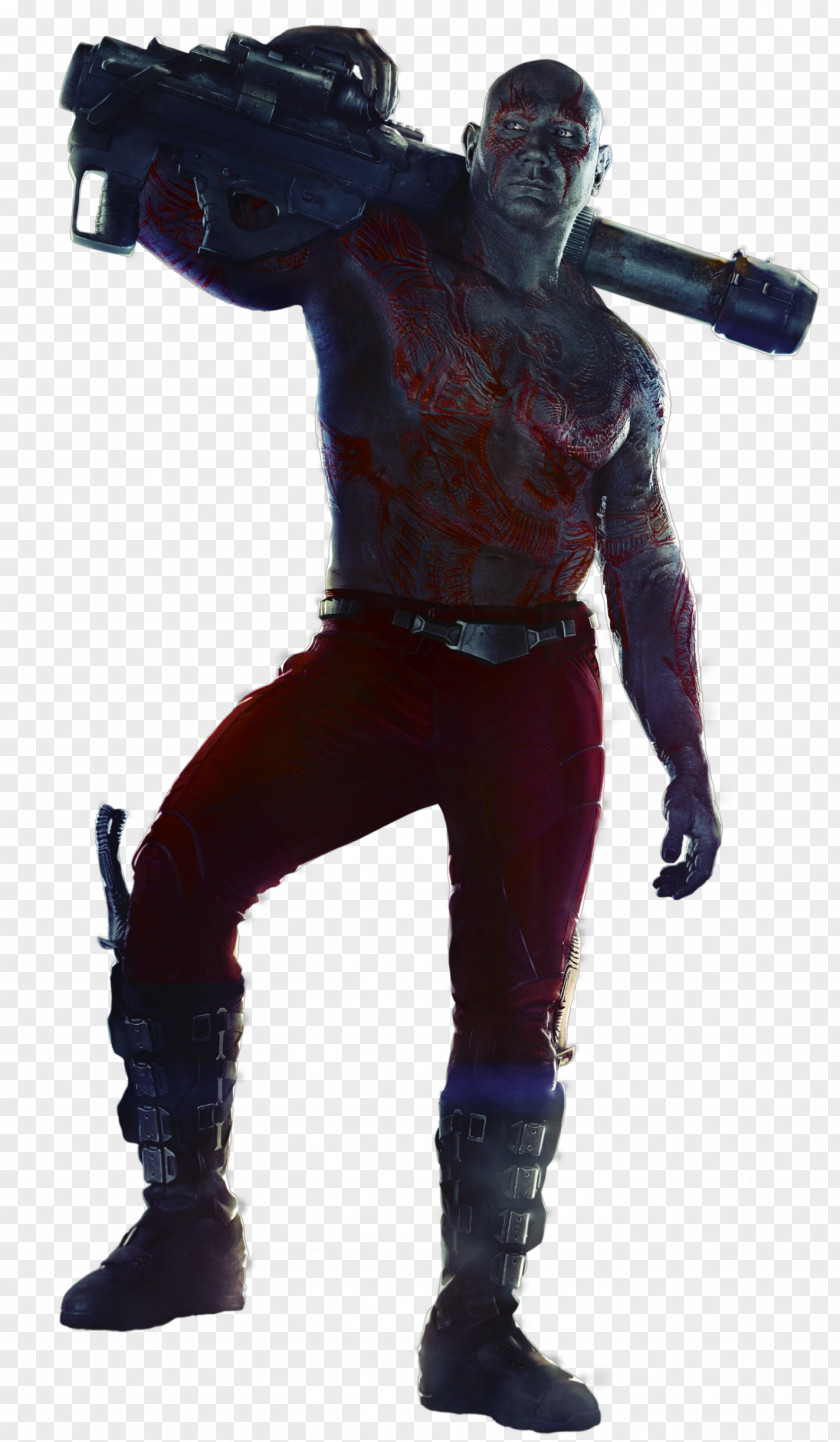 Dave Bautista Drax The Destroyer Rocket Raccoon Groot Star-Lord Gamora PNG