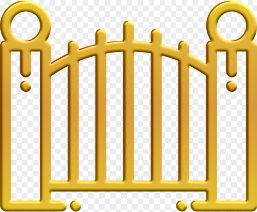 Gate Icon City Elements PNG