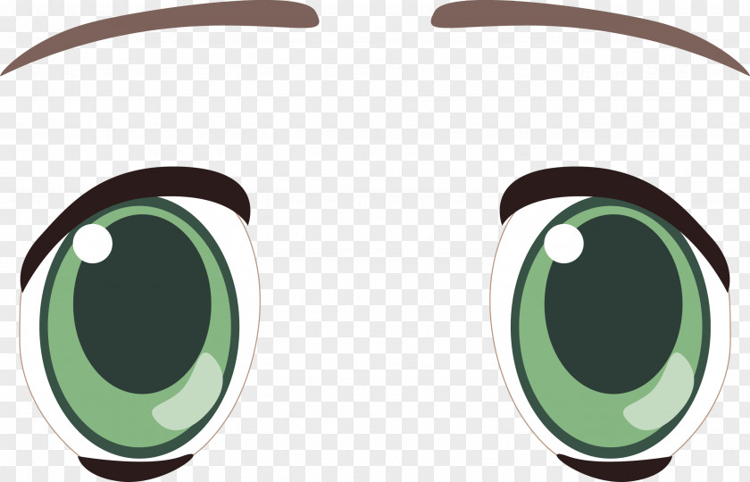 Green Water Eyes Eye Cartoon PNG