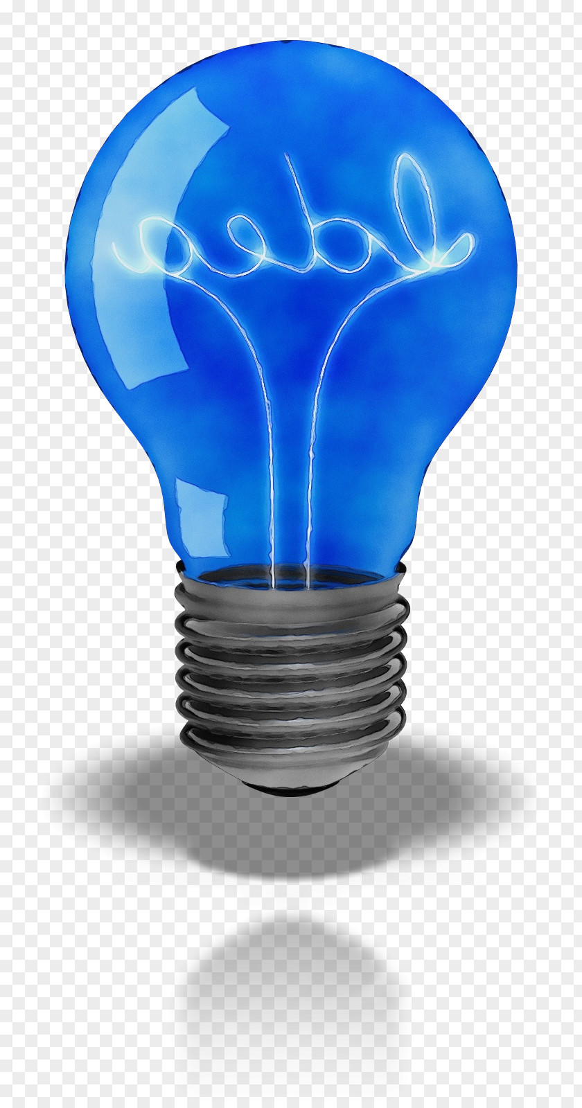 Nightlight Electric Blue Light Bulb PNG