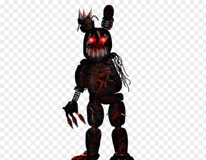 Nightmare Foxy Five Nights At Freddy's 2 3 FNaF World Minecraft PNG