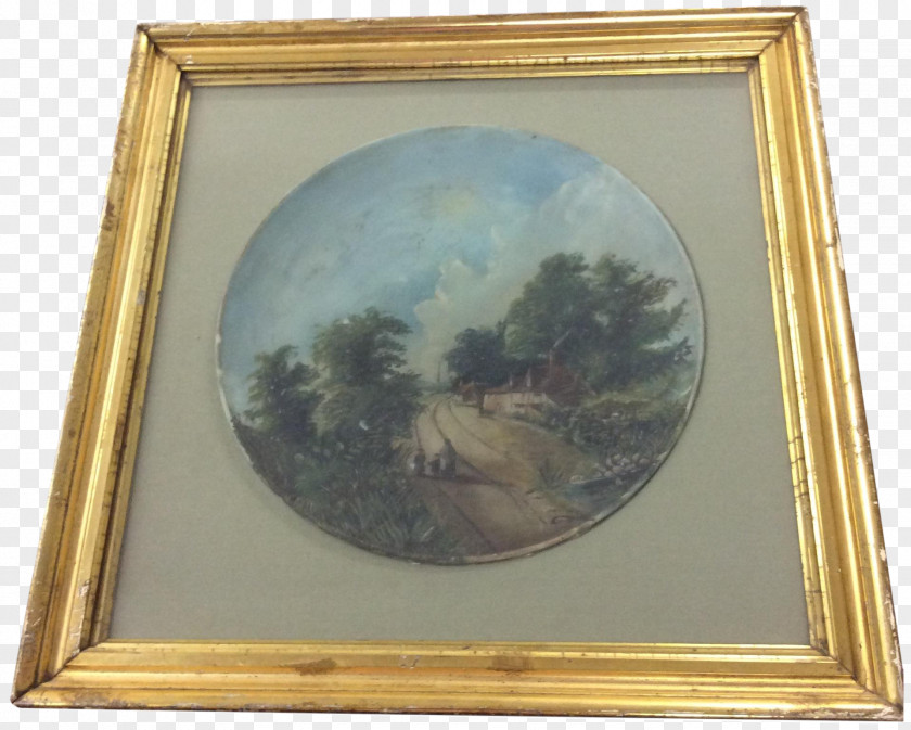 Painting Picture Frames Antique Oval Tableware PNG