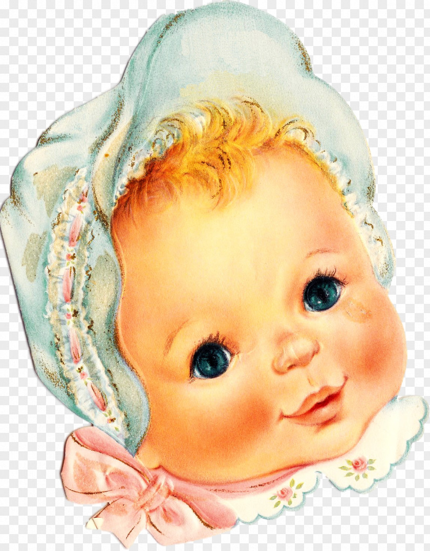 Baby Head Cliparts Infant Bonnet Child Clip Art PNG