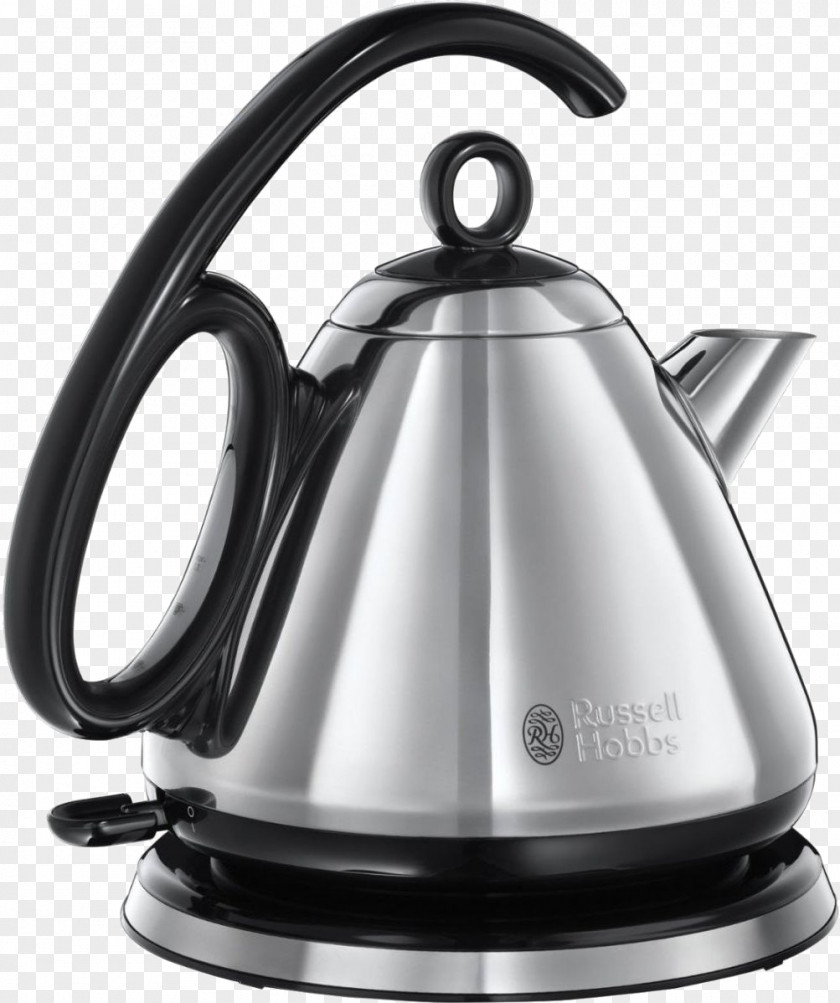 Kettle Electric Russell Hobbs Toaster Small Appliance PNG