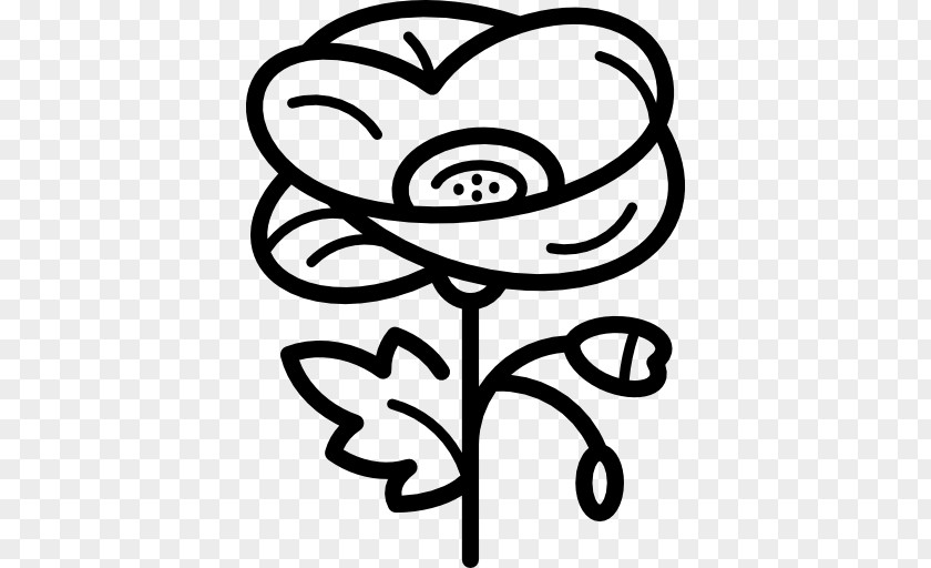 Poppy Vector Flower Clip Art PNG