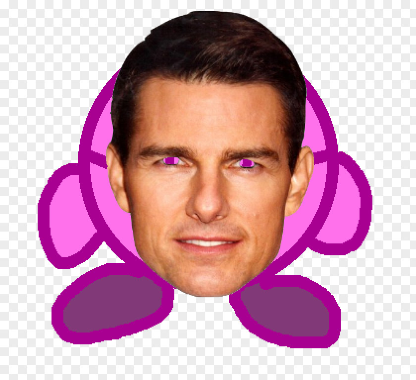 Tom Cruise Face Chin Plastic Surgery Mask PNG