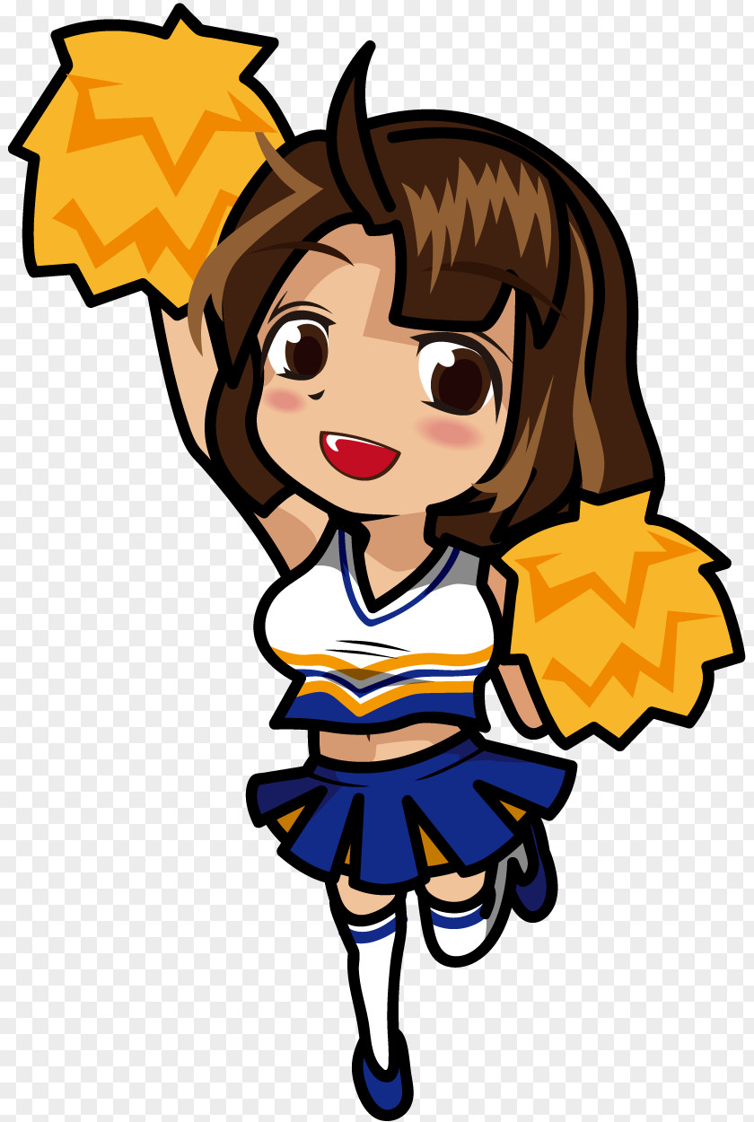 Cheerleader Cheerleading Illustration Cheering Wotagei PNG