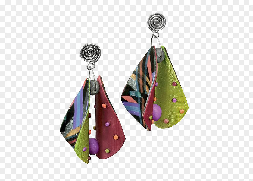 Earring Polymer Clay Jewellery PNG
